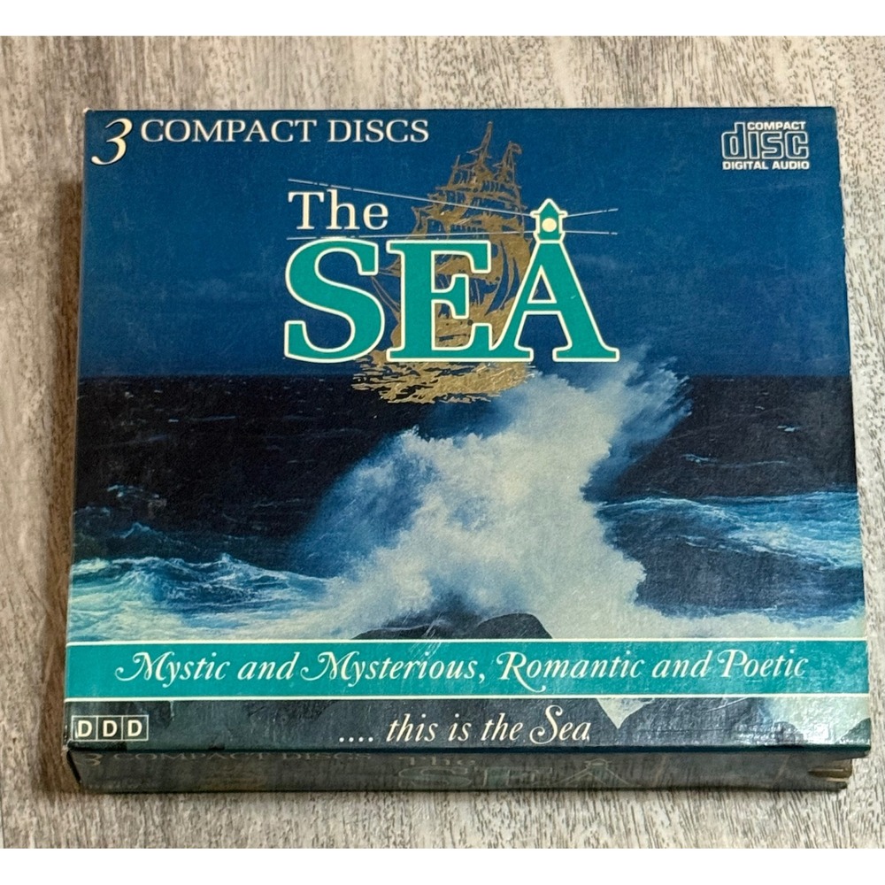 The Sea 3 CD Box Set Madacy Music Group New Age Classical Poetry CTVJ-2-0242